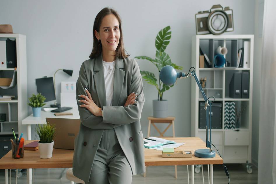 Professional coach guiding client through mock job interview session